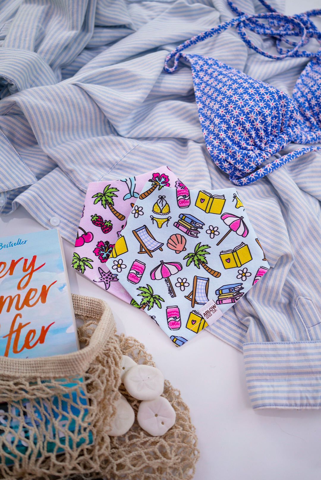 Endless Summer Bandana | Cotton Summer Ocean Pet Bandanas for Dogs & Cat