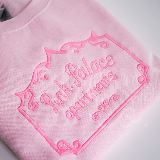 Embroidered Pink Palace