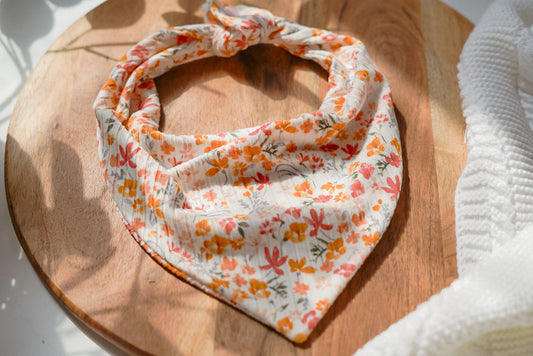 Coral Floral Bandana