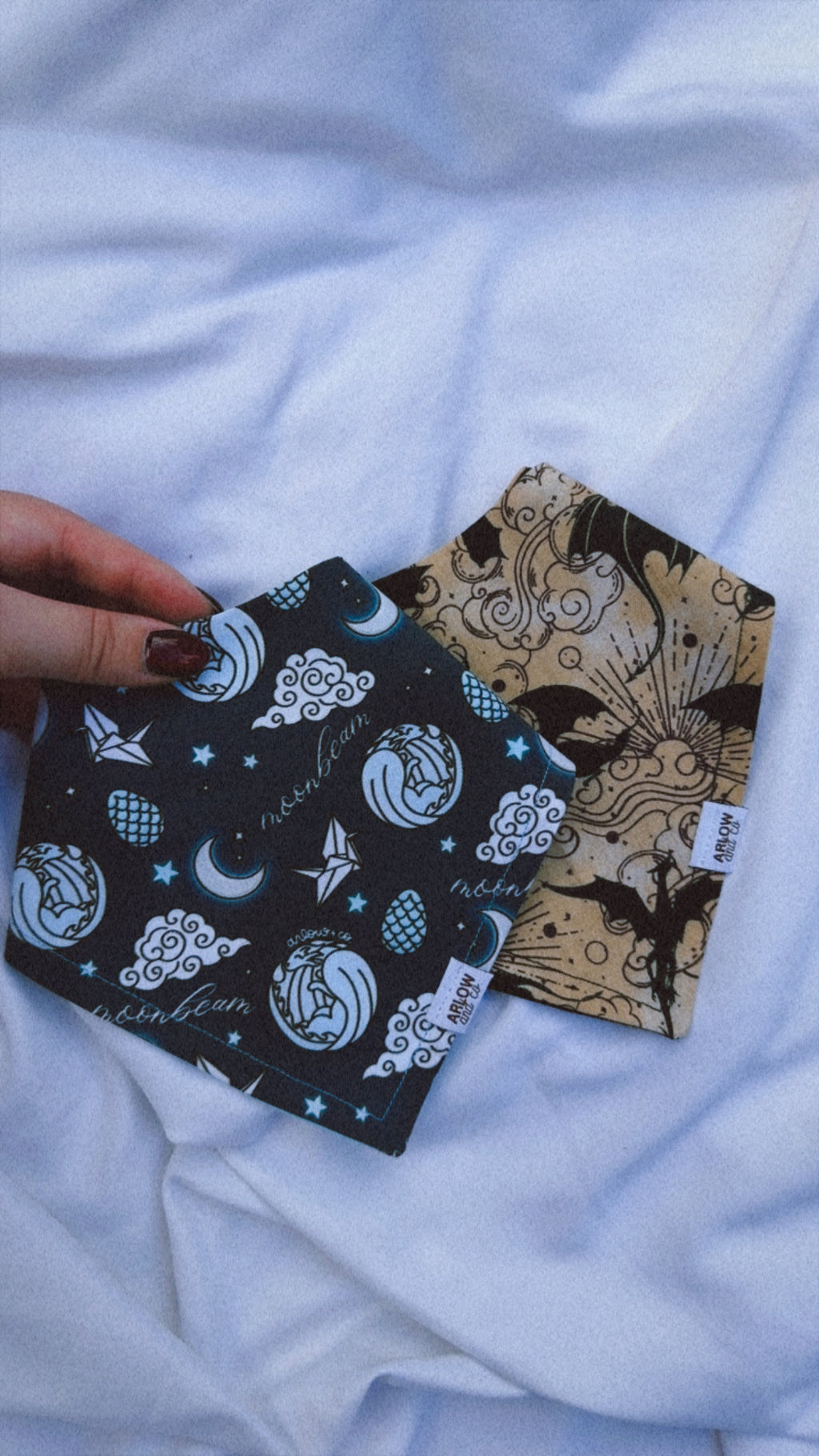 Fantasy Dragon Bandana | Cotton Book Inspired Dragon Pet Bandanas for Dogs & Cat