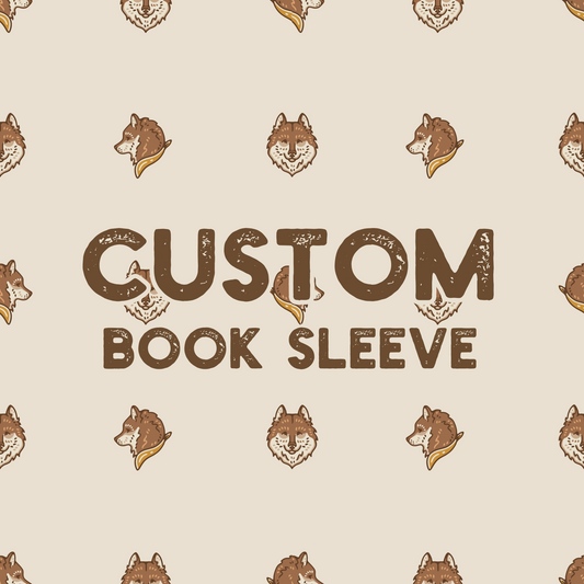 Custom Book Sleeve