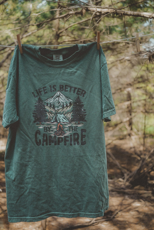 Campfire Graphic T-Shirt