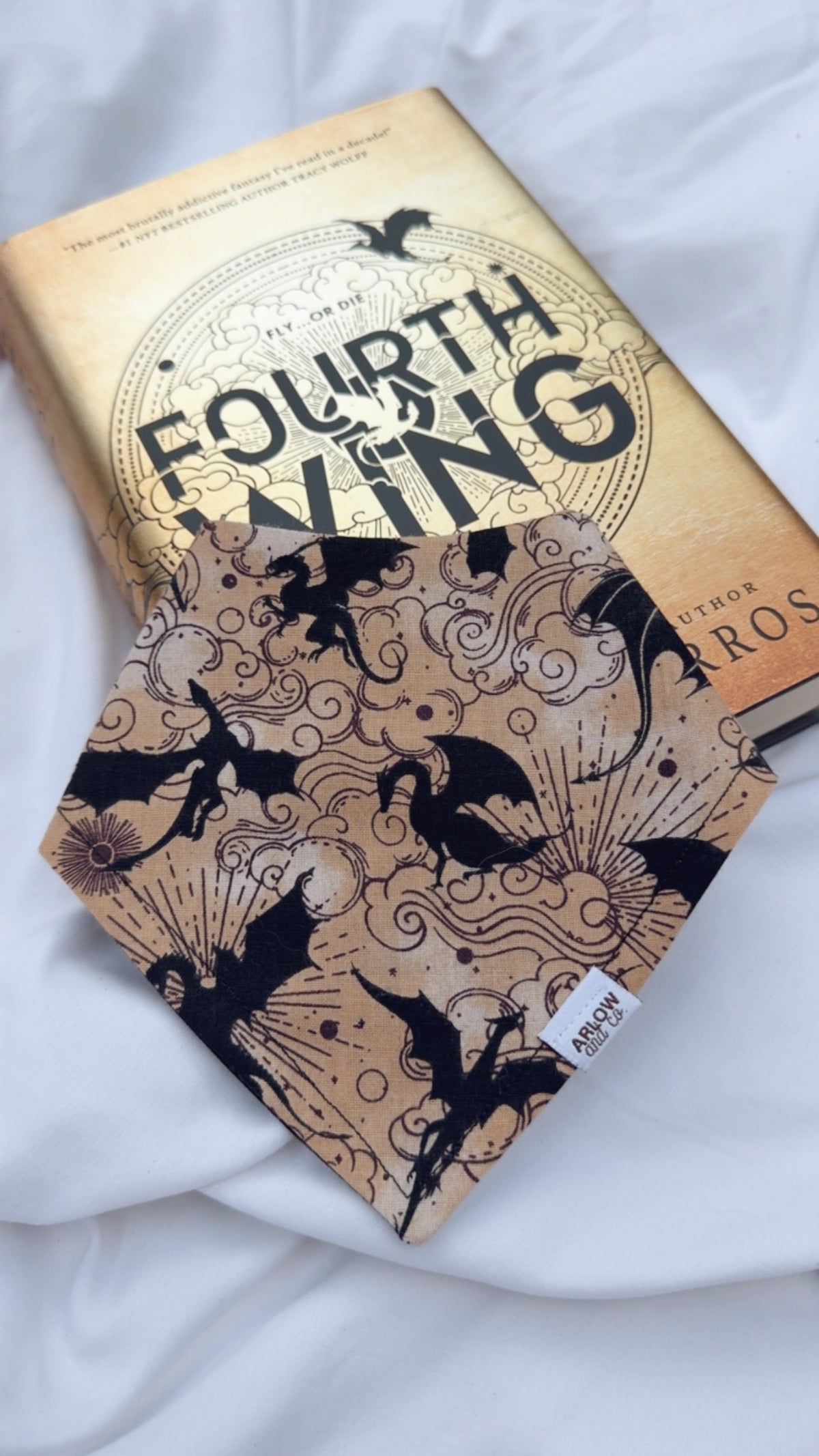 Fantasy Dragon Bandana | Cotton Book Inspired Dragon Pet Bandanas for Dogs & Cat