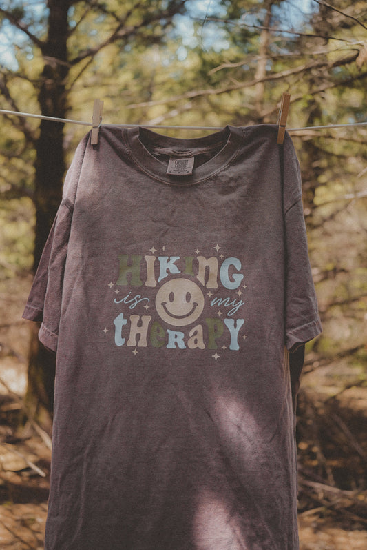 Hiking Is My Therapy Graphic T-Shirt