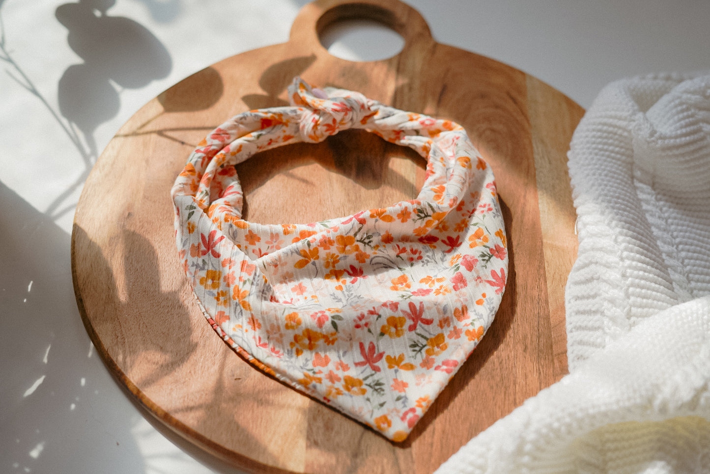 Coral Floral Bandana