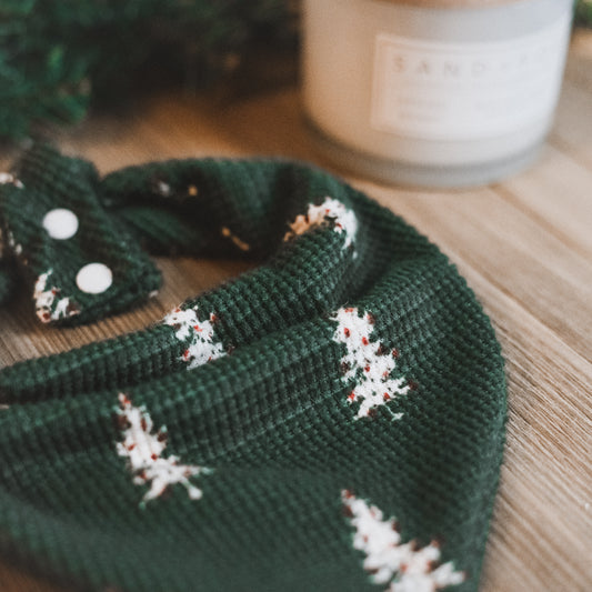 Evergreen Waffle Knit