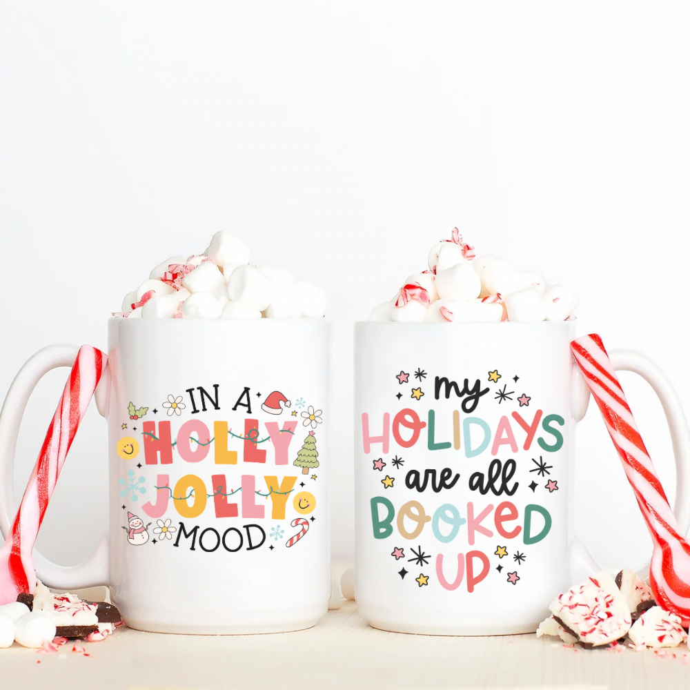 holly jolly mug