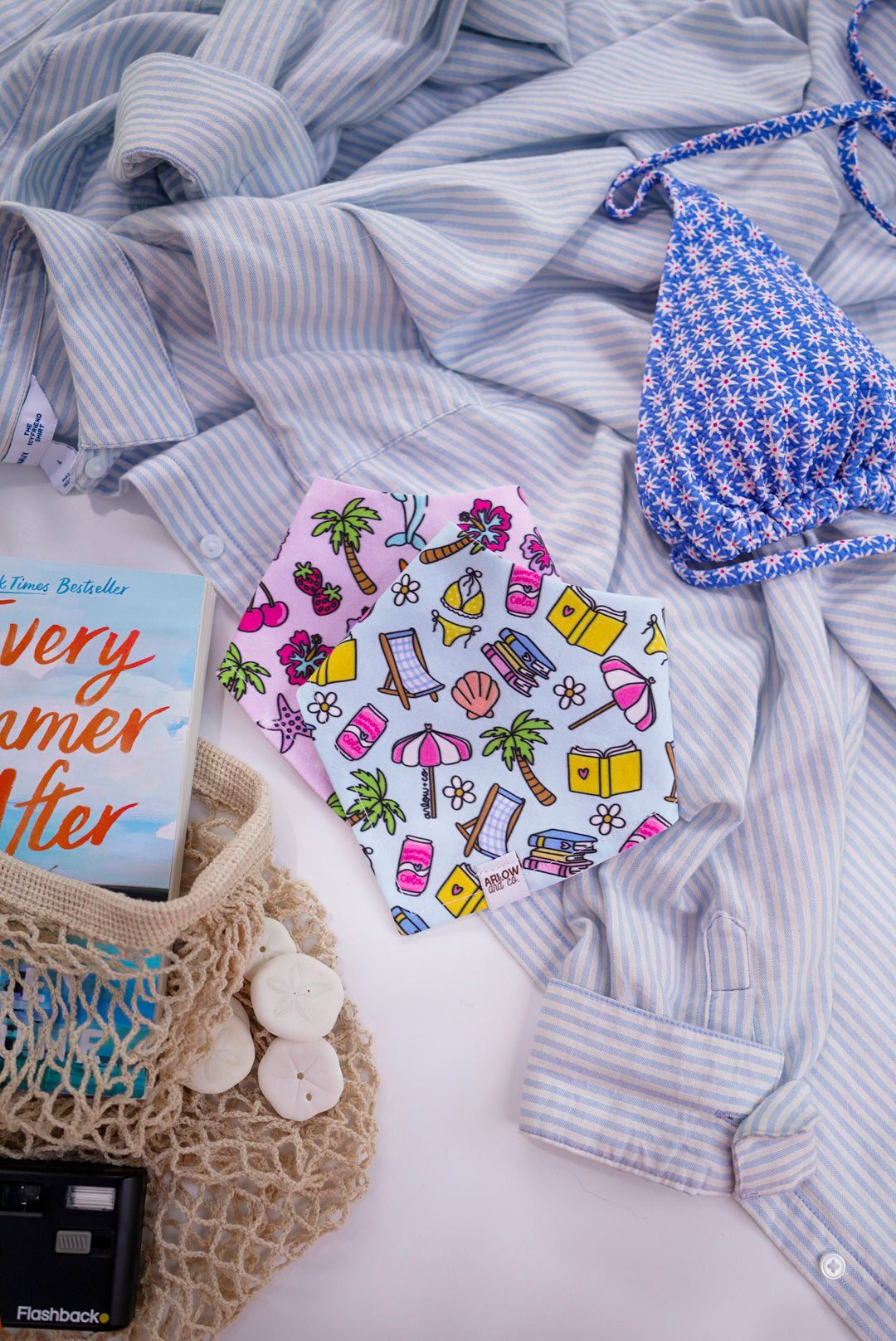 Endless Summer Bandana | Cotton Summer Ocean Pet Bandanas for Dogs & Cat