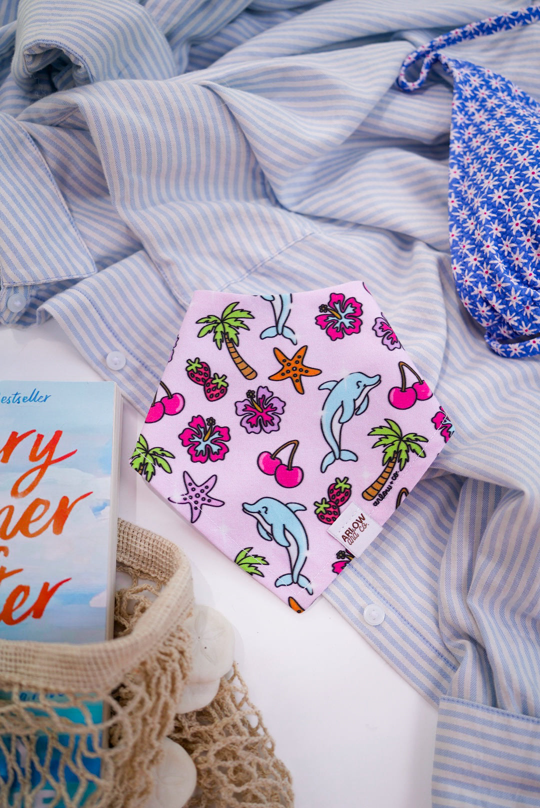Endless Summer Bandana | Cotton Summer Ocean Pet Bandanas for Dogs & Cat
