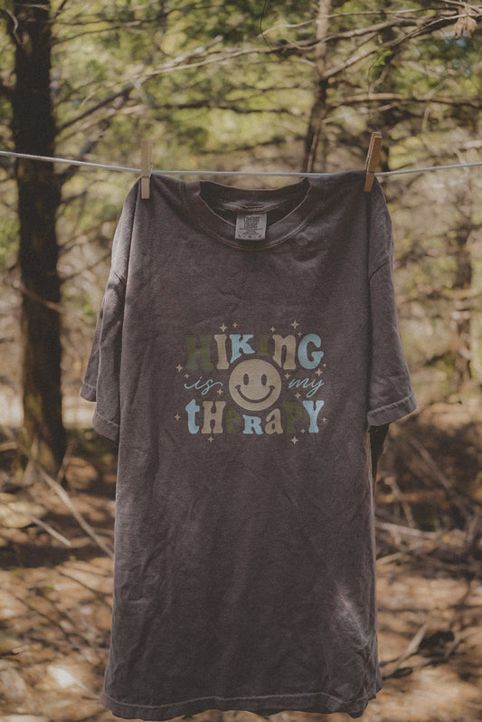 Hiking Is My Therapy Graphic Tee