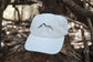 Mountain Line Art Embroidered Baseball Cap | Hiking Hats | Outdoorsy Hats | Embroidered Dad Hats | Nature Hat | Outdoorsy Gifts