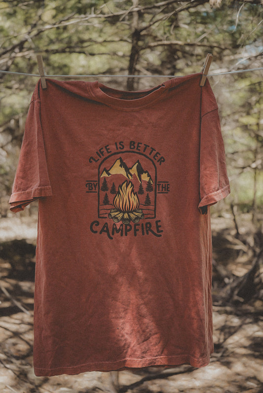 Life Is Better by the Campfire Graphic T-Shirt