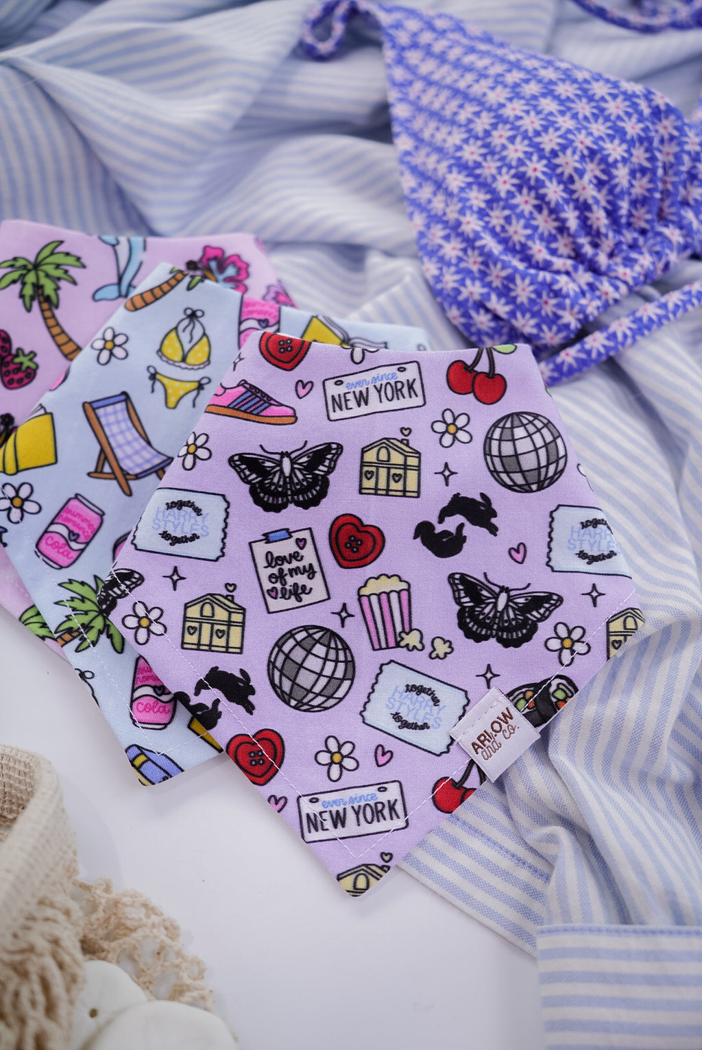 HS Pop Star Bandana | Cotton Pop Artist Pet Bandanas for Dogs & Cat