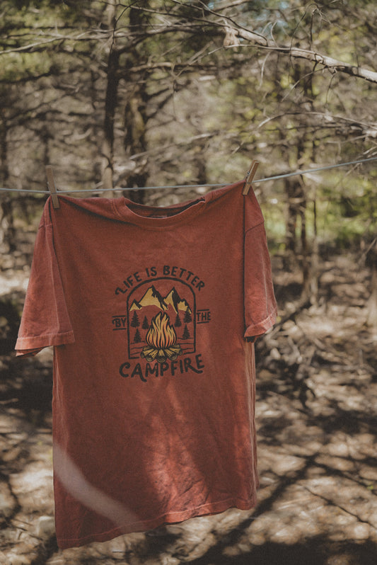 Life Is Better by the Campfire Graphic T-Shirt