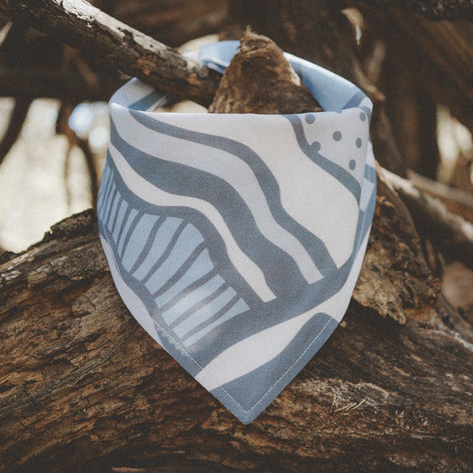 Blue Ridge | Mountain Bandana | Dog Bandana | Adventure Dogs | Outdoor Dog | Snap Bandana | Pet Accessory