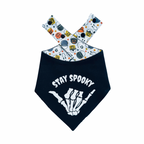 Stay Spooky Bandana | Reversible Cotton Seasonal Halloween Pet Bandanas for Dogs & Cat