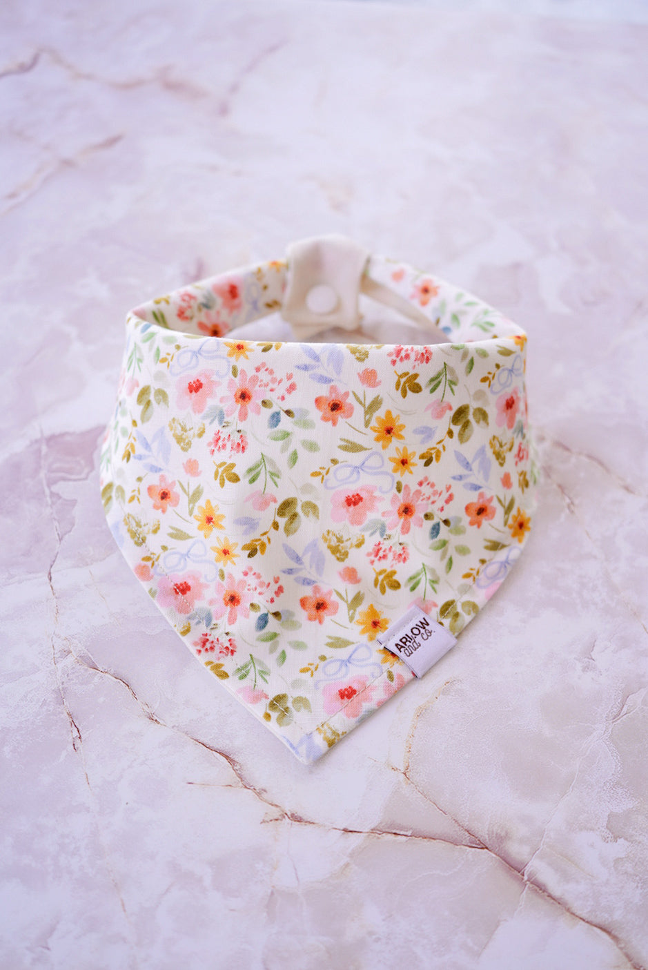 Spring Florals Bandana | Cotton Spring Florals Pet Bandanas for Dogs & Cats