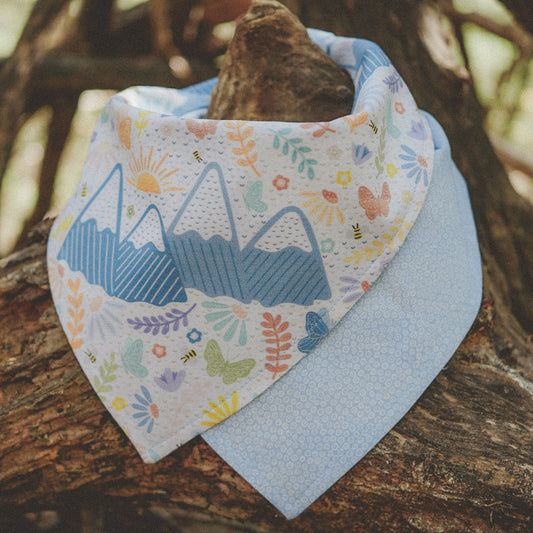 Granola Girl Reversible | Dog Bandana | Adventure Dogs | Outdoor Dog | Snap Bandana | Pet Accessory