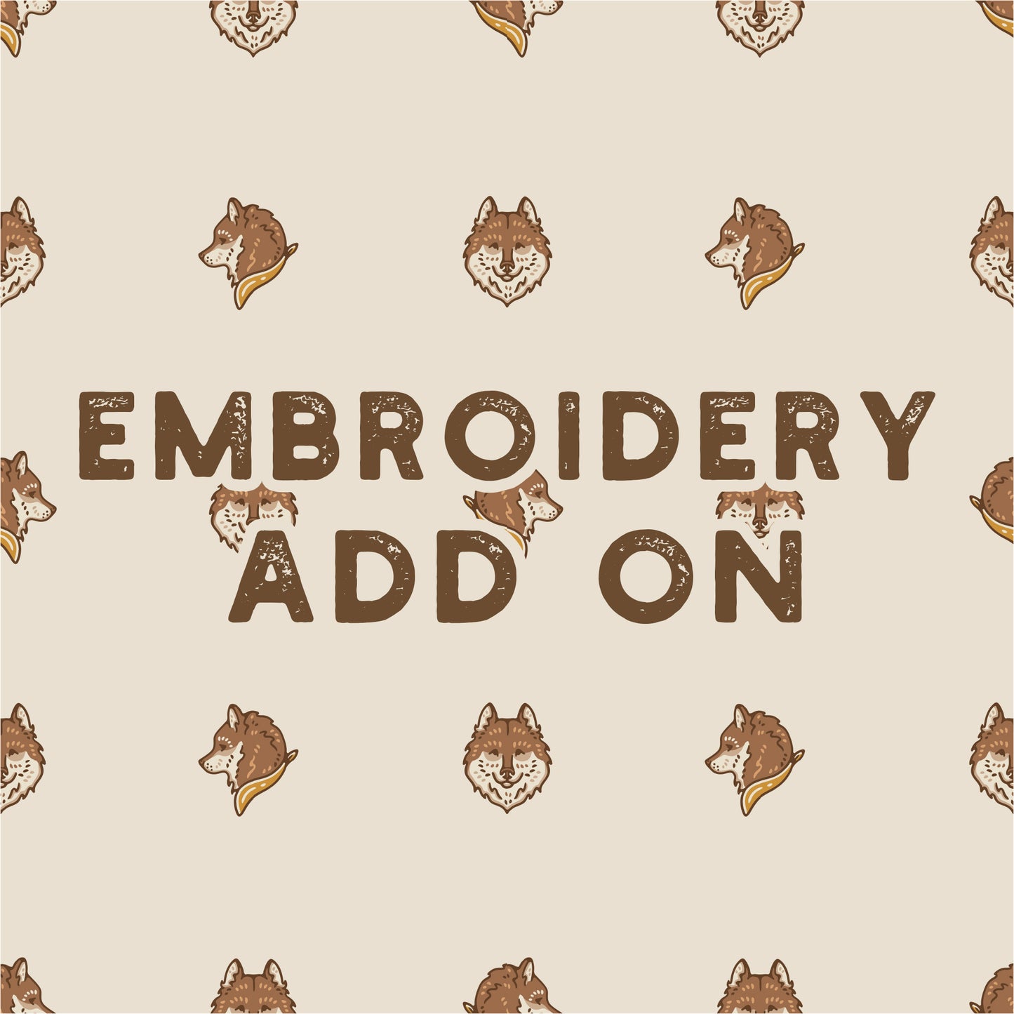 Embroidery Name Add-On