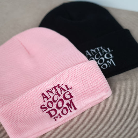 Anti-Social Dog Mom Beanie