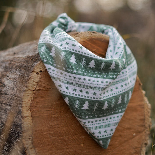 spruce waffle knit bandana