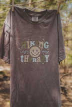 Hiking Is My Therapy Graphic Tee