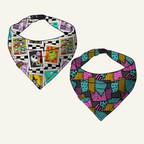 Stitched Together Bandana | Reversible Cotton Seasonal Halloween Pet Bandanas for Dogs & Cat