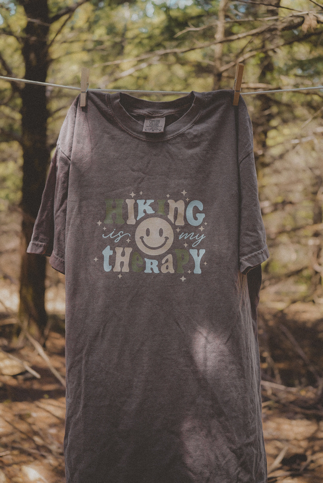 Hiking Is My Therapy Graphic Tee
