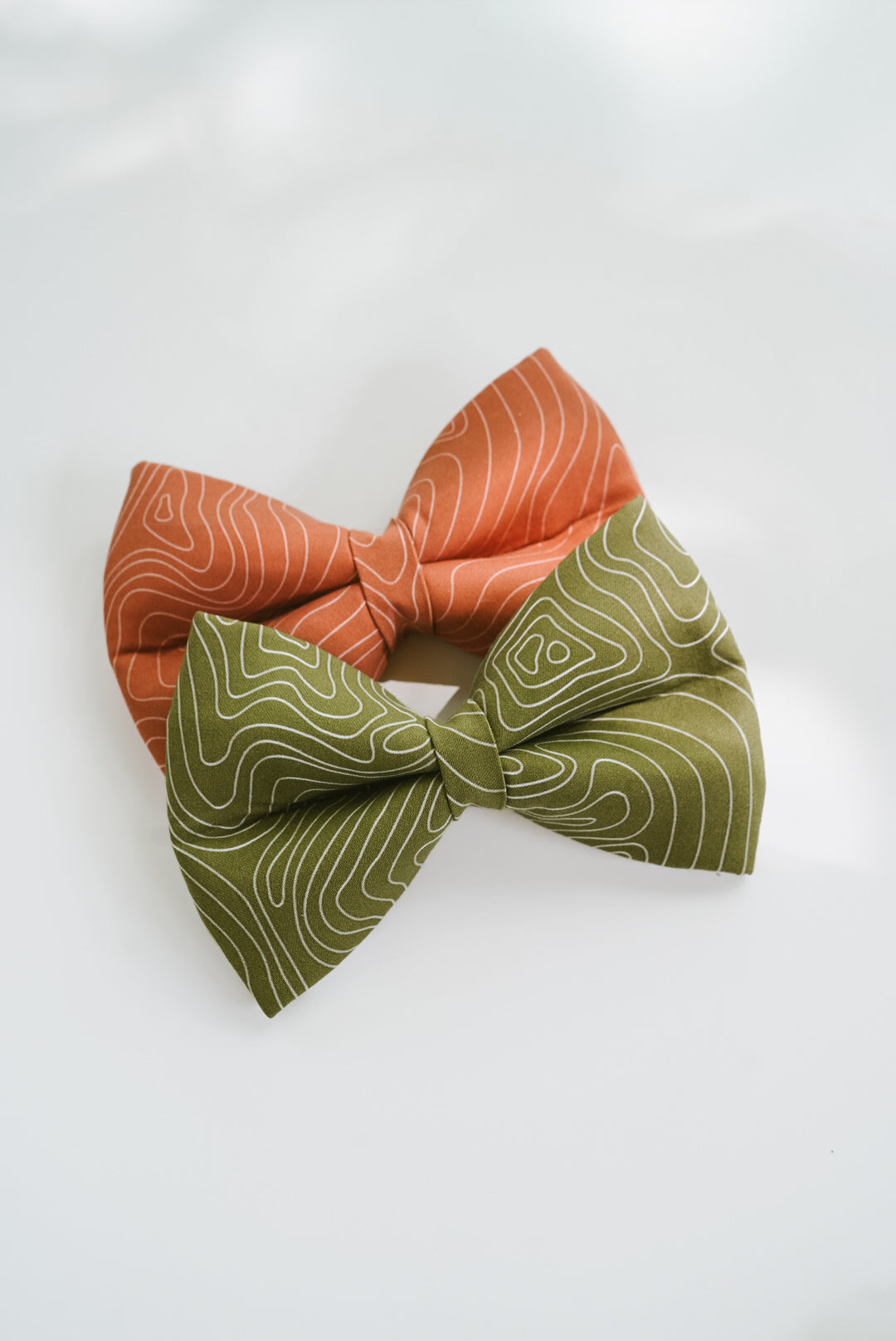 Topography Bowtie | Collar Accessories for Pets