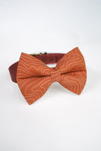 Topography Bowtie | Collar Accessories for Pets