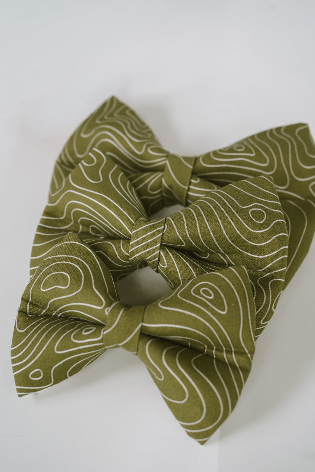 Topography Bowtie | Collar Accessories for Pets