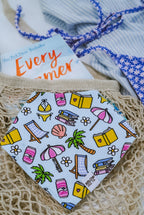 Summer Romance Book Club Bandana | Cotton Bookish Summer Romance Pet Bandanas for Dogs & Cat