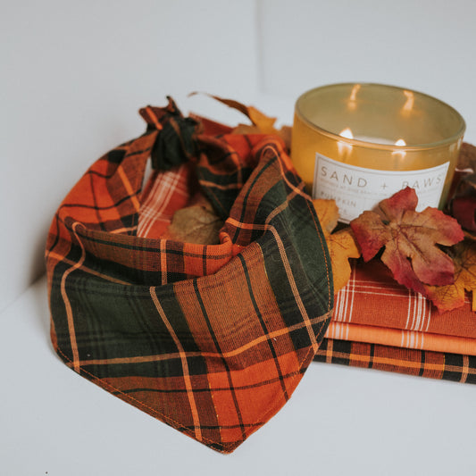 Fall Foliage Plaid | Bandana