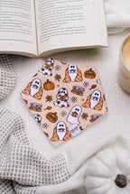 Reading Ghosties Bandana | Cotton Seasonal Fall Bookish Pet Bandanas for Dogs & Cat