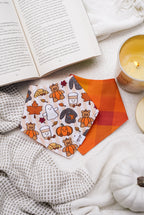 Fall Plushies Bandana | Reversible Cotton Fall Seasonal Pet Bandanas for Dogs & Cats
