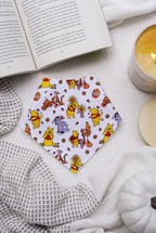 Autumn Honey Bear Bandana | Cotton Seasonal Fall Sunflower Pet Bandanas for Dogs & Cat