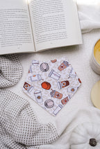 Fall Coffee Bandana | Cotton Seasonal Fall Coffee Pet Bandanas for Dogs & Cat