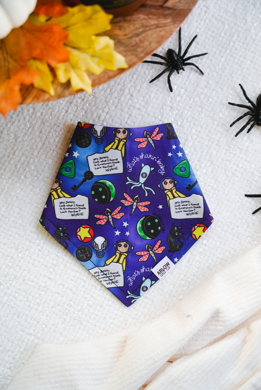 What's Shakin' Baby Bandana | Cotton Seasonal Halloween Pet Bandanas for Dogs & Cat