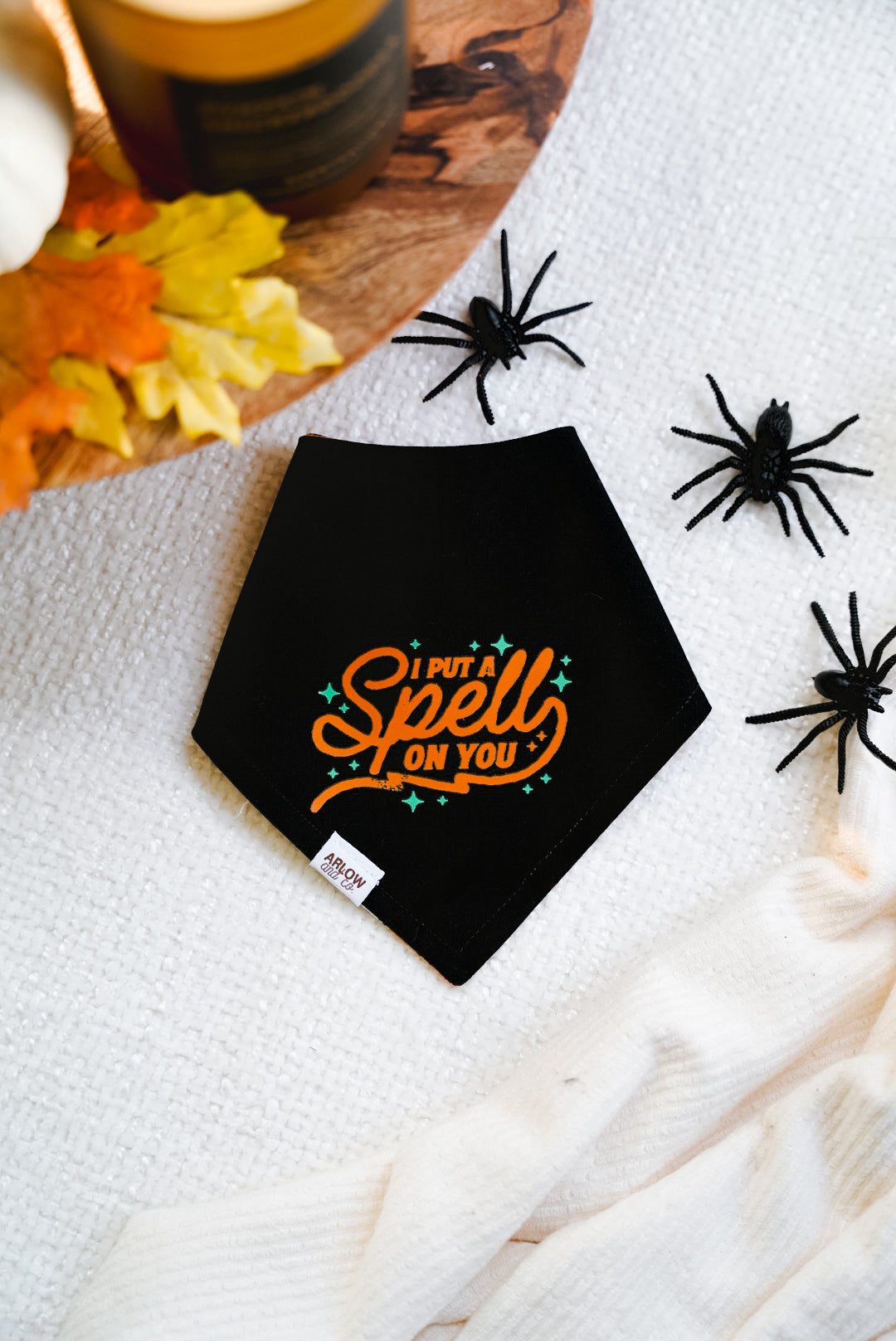 Witches Brew Bandana | Reversible Cotton Seasonal Halloween Pet Bandanas for Dogs & Cat