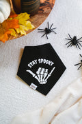 Stay Spooky Bandana | Reversible Cotton Seasonal Halloween Pet Bandanas for Dogs & Cat