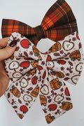 Apple Orchard / Fall Plaid Sailor Bowties | Fall Collar Accessories for Pets