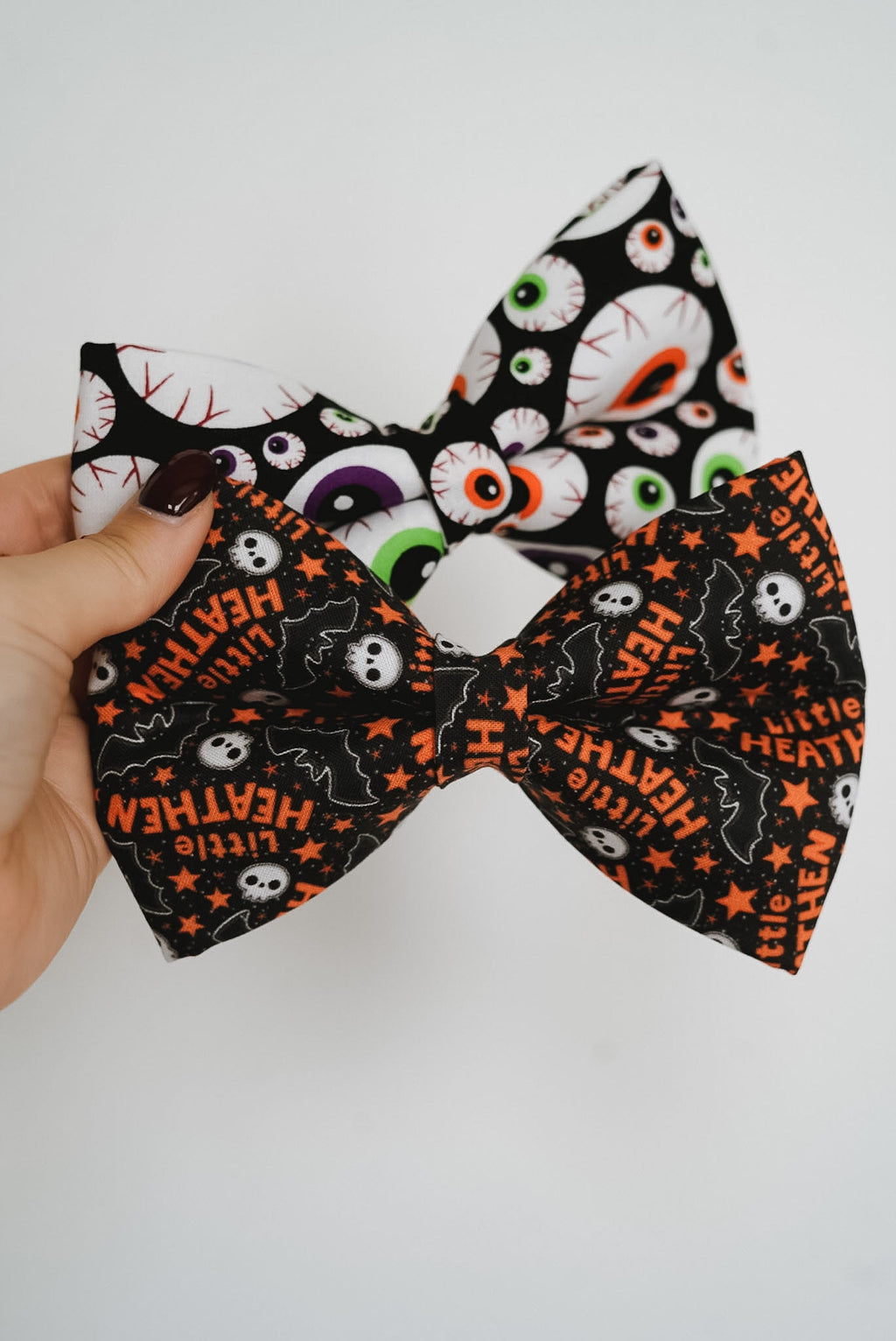 Little Heathen / Eyeballs Bowties | Halloween Collar Accessories for Pets