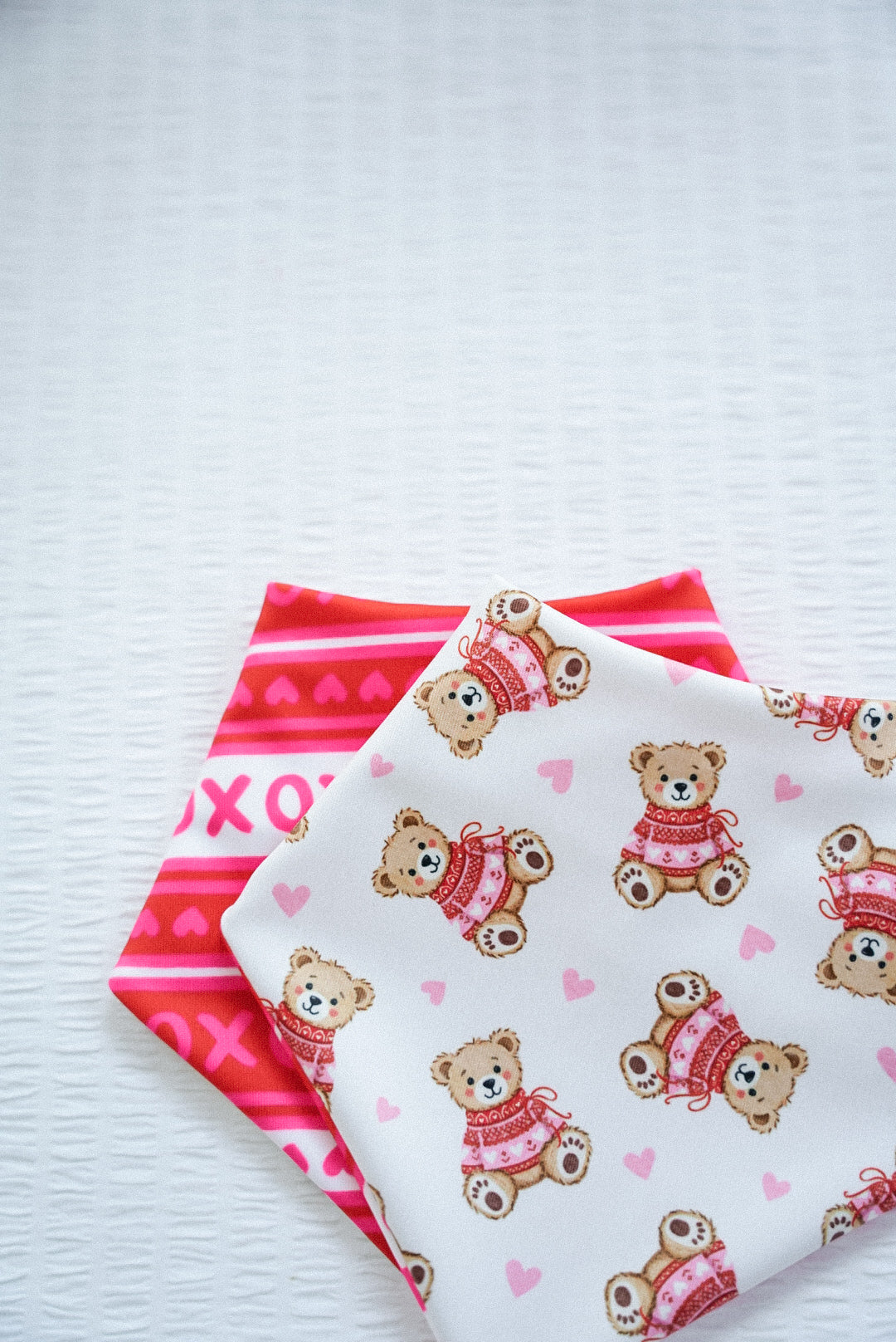 I Love You Beary Much | Valentine Stain-Resistant Pet Bandanas for Dogs & Cats