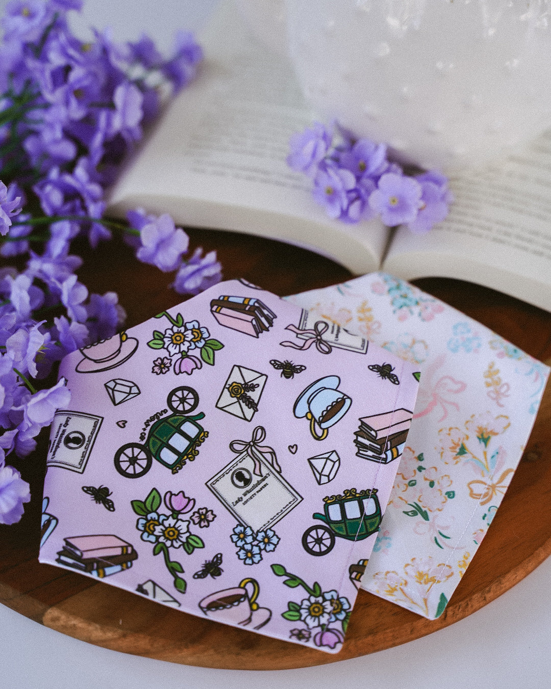 Regency Era Bandana | Cotton Bookish Pet Bandanas for Dogs & Cats