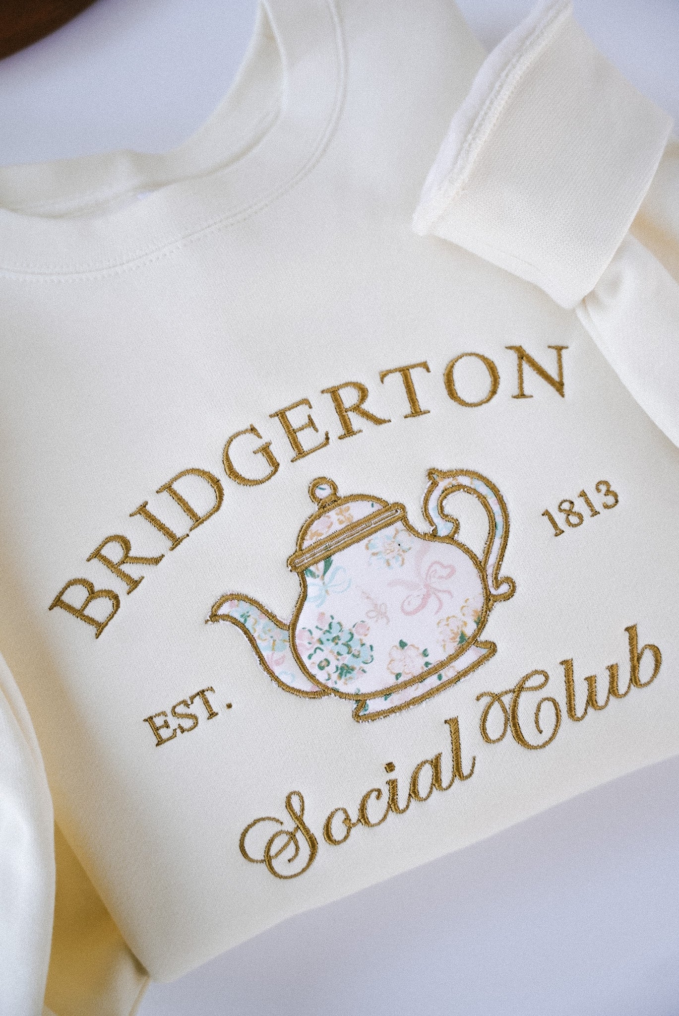Regency Social Club embroidery 𝙥𝙧𝙚-𝙤𝙧𝙙𝙚𝙧