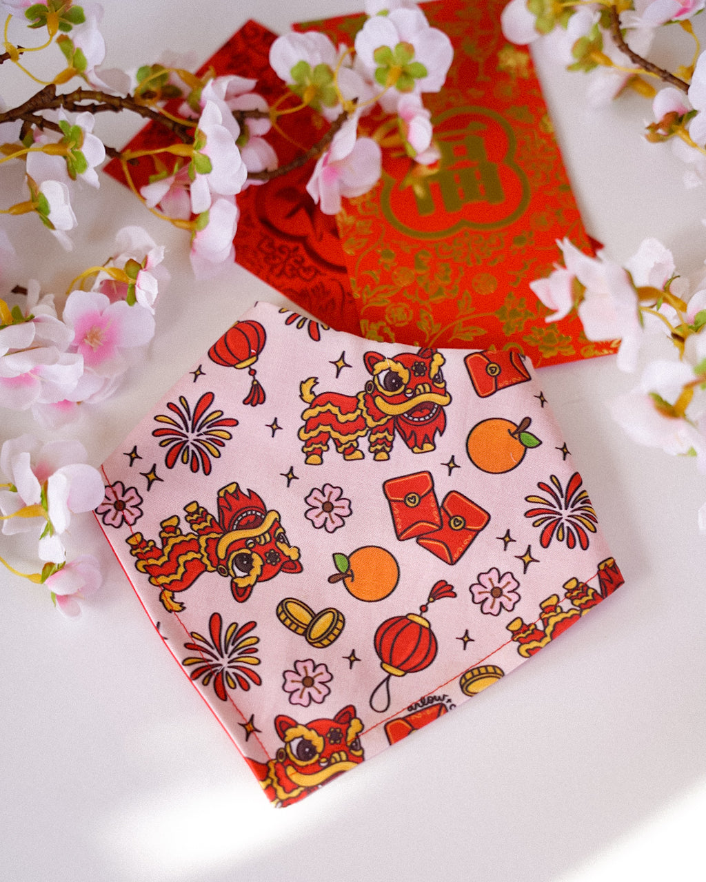 Lunar New Year Bandana | Shop Exclusive Lunar New Year Pet Bandanas for Dogs & Cats