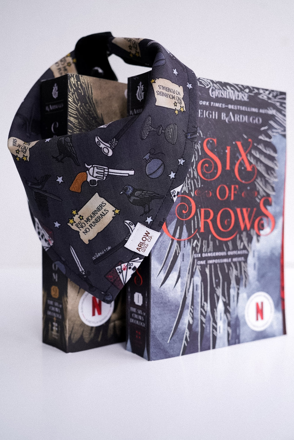 Crow Club Bandana | Cotton Bookish Pet Bandanas for Dogs & Cats