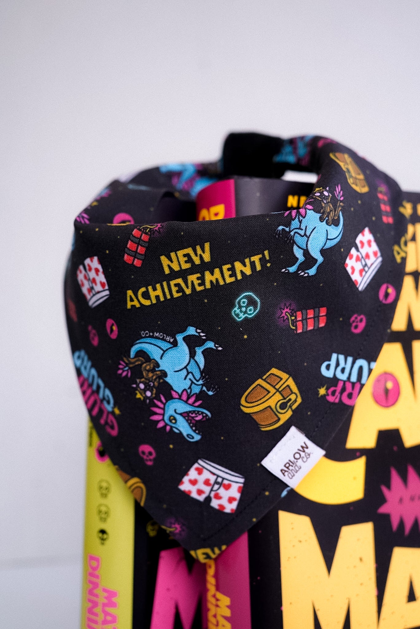Dungeon Crawler Carl Bandana | Cotton Bookish Pet Bandanas for Dogs & Cats