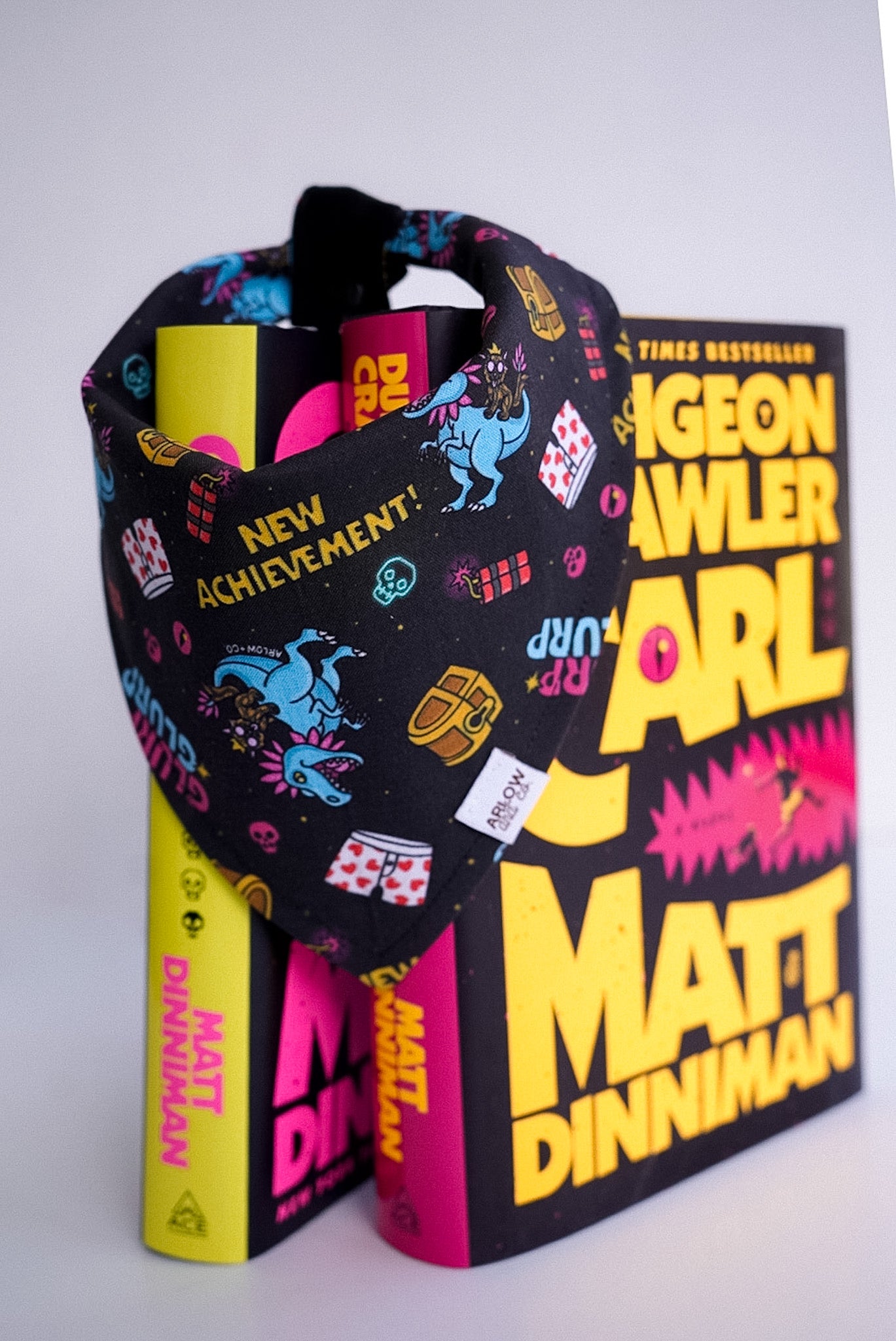 Dungeon Crawler Carl Bandana | Cotton Bookish Pet Bandanas for Dogs & Cats