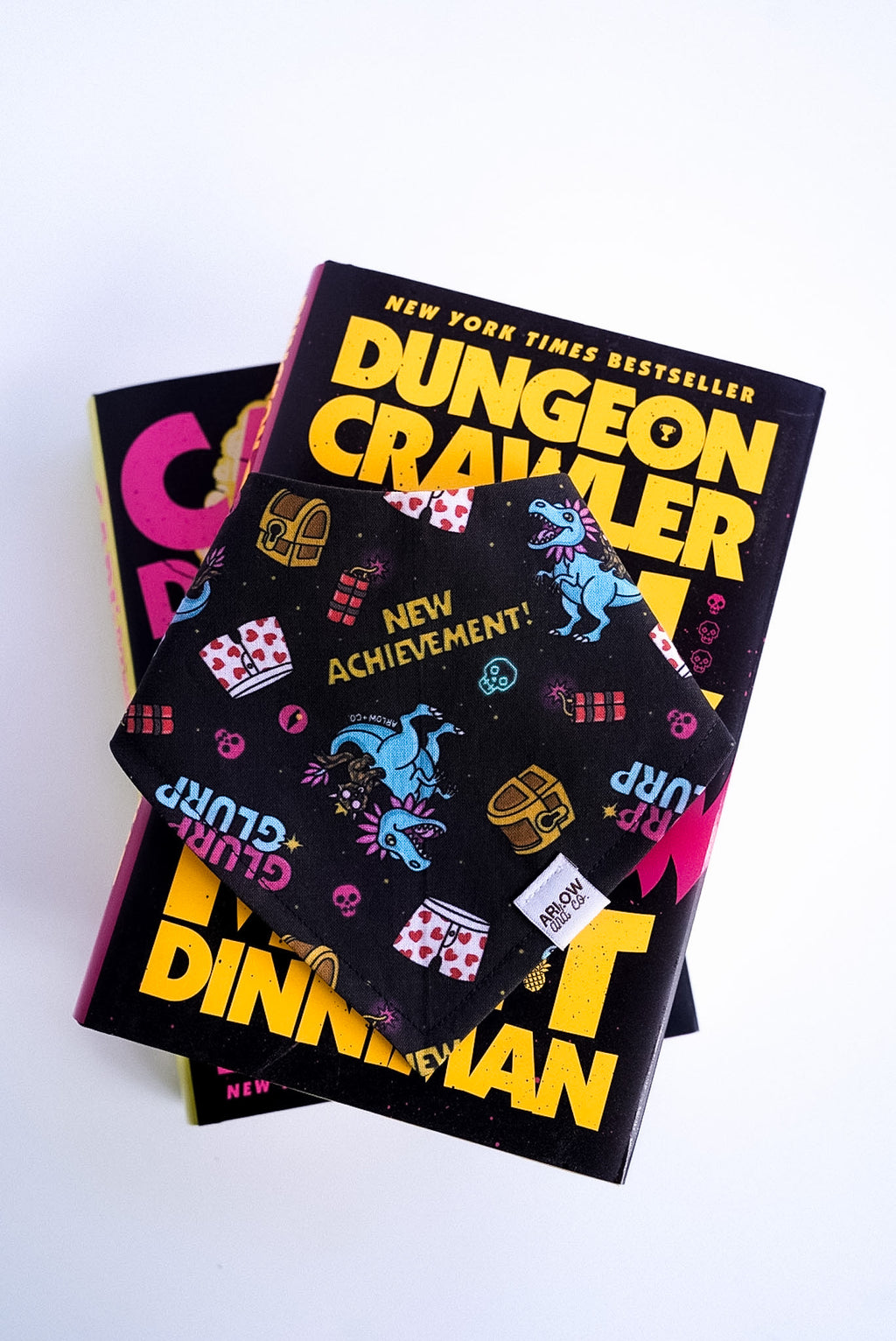 Dungeon Crawler Carl Bandana | Cotton Bookish Pet Bandanas for Dogs & Cats